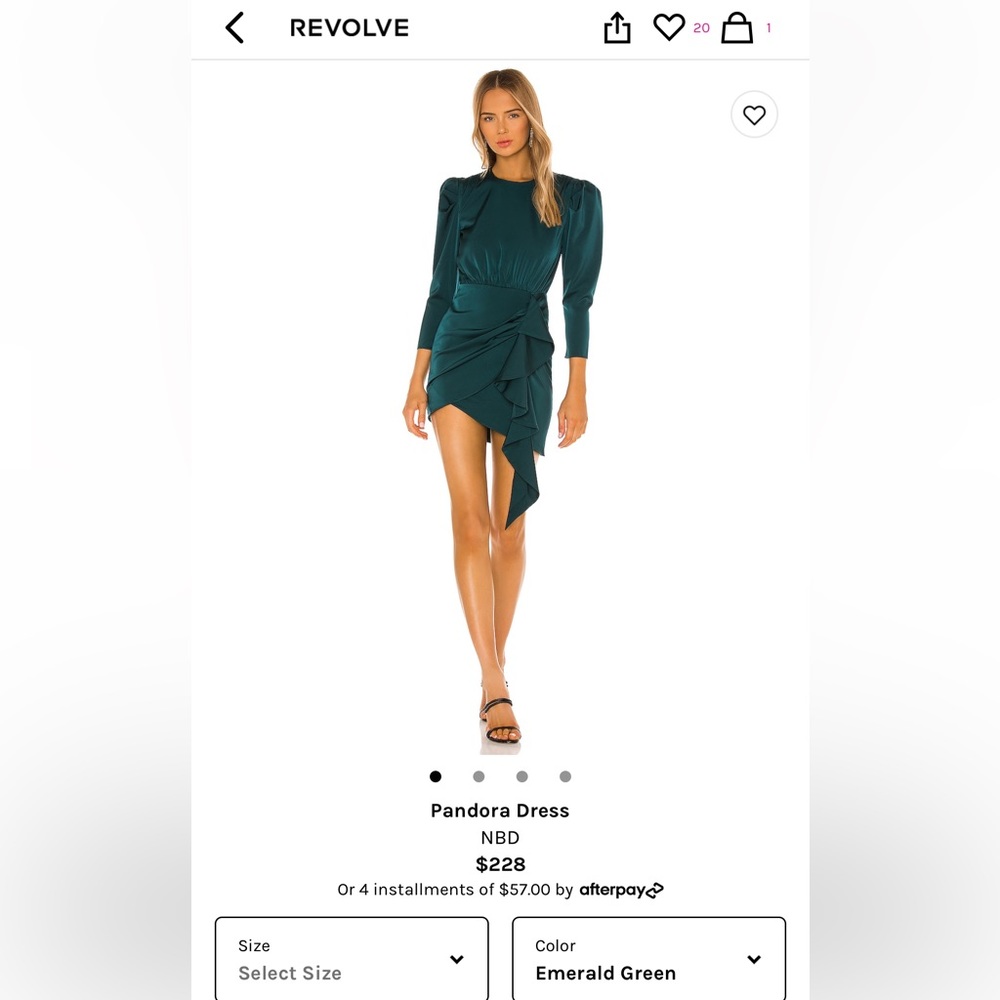 Revolve Green Pandora Dress!